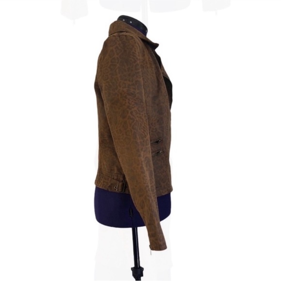 Kut from the Kloth Brown Leopard Print Jacket - Picture 4 of 16